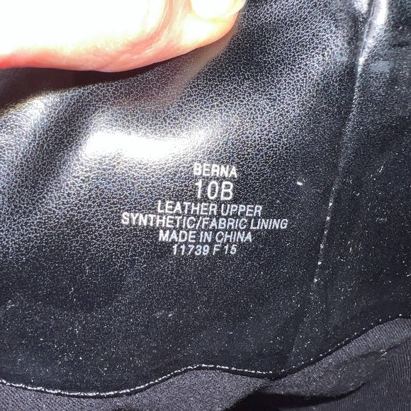 Lauren Ralph Lauren leather black and tan boots with ankle riding detail - Picture 7 of 7